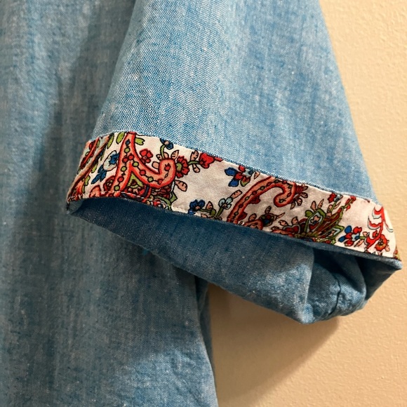 BLU by Polifroni linen cotton blend shirt - Picture 6 of 11